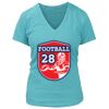 Women's Premium Deep V-Neck T-Shirt Thumbnail