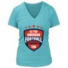 Women's Premium Deep V-Neck T-Shirt Thumbnail