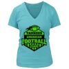 Women's Premium Deep V-Neck T-Shirt Thumbnail