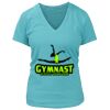 Women's Premium Deep V-Neck T-Shirt Thumbnail