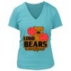 Women's Premium Deep V-Neck T-Shirt Thumbnail
