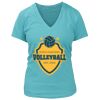 Women's Premium Deep V-Neck T-Shirt Thumbnail