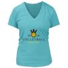 Women's Premium Deep V-Neck T-Shirt Thumbnail