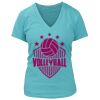 Women's Premium Deep V-Neck T-Shirt Thumbnail