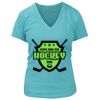 Women's Premium Deep V-Neck T-Shirt Thumbnail