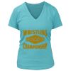 Women's Premium Deep V-Neck T-Shirt Thumbnail