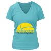 Women's Premium Deep V-Neck T-Shirt Thumbnail