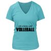 Women's Premium Deep V-Neck T-Shirt Thumbnail