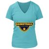Women's Premium Deep V-Neck T-Shirt Thumbnail
