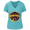 Women's Premium Deep V-Neck T-Shirt Thumbnail