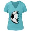 Women's Premium Deep V-Neck T-Shirt Thumbnail