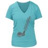 Women's Premium Deep V-Neck T-Shirt Thumbnail