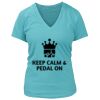 Women's Premium Deep V-Neck T-Shirt Thumbnail