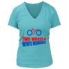Women's Premium Deep V-Neck T-Shirt Thumbnail