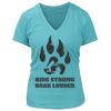 Women's Premium Deep V-Neck T-Shirt Thumbnail