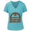 Women's Premium Deep V-Neck T-Shirt Thumbnail