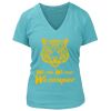 Women's Premium Deep V-Neck T-Shirt Thumbnail
