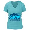 Women's Premium Deep V-Neck T-Shirt Thumbnail