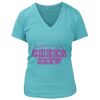 Women's Premium Deep V-Neck T-Shirt Thumbnail