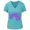 Women's Premium Deep V-Neck T-Shirt Thumbnail
