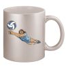 11oz Metallic Silver Mug Thumbnail