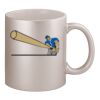 11oz Metallic Silver Mug Thumbnail