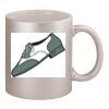 11oz Metallic Silver Mug Thumbnail