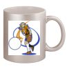 11oz Metallic Silver Mug Thumbnail
