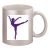 11oz Metallic Silver Mug Thumbnail