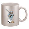 11oz Metallic Silver Mug Thumbnail