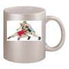 11oz Metallic Silver Mug Thumbnail