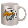 11oz Metallic Silver Mug Thumbnail