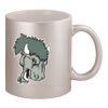 11oz Metallic Silver Mug Thumbnail