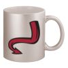 11oz Metallic Silver Mug Thumbnail
