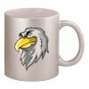 11oz Metallic Silver Mug Thumbnail