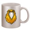 11oz Metallic Silver Mug Thumbnail