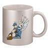 11oz Metallic Silver Mug Thumbnail