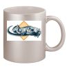 11oz Metallic Silver Mug Thumbnail