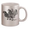 11oz Metallic Silver Mug Thumbnail