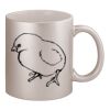 11oz Metallic Silver Mug Thumbnail