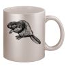 11oz Metallic Silver Mug Thumbnail