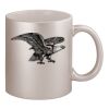 11oz Metallic Silver Mug Thumbnail