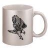 11oz Metallic Silver Mug Thumbnail