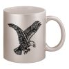 11oz Metallic Silver Mug Thumbnail