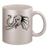 11oz Metallic Silver Mug Thumbnail