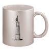 11oz Metallic Silver Mug Thumbnail