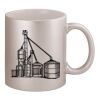 11oz Metallic Silver Mug Thumbnail