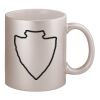 11oz Metallic Silver Mug Thumbnail