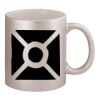 11oz Metallic Silver Mug Thumbnail