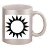 11oz Metallic Silver Mug Thumbnail